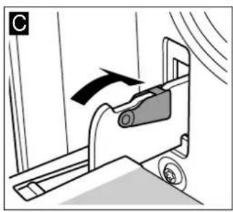 BLAUPUNKT 5HD32050 - Décrocher la porte - 3