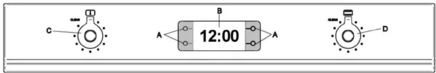 BERTAZZONI F60CONXT - Pannello di commando - 2