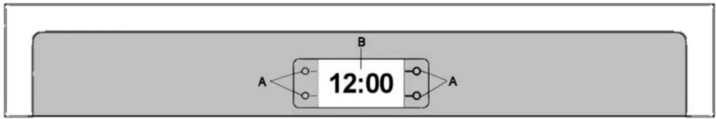 BERTAZZONI F60CONXT - Frontal de mandos - 1
