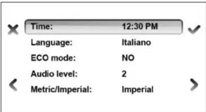 BERTAZZONI F60CONXT - SETTINGS - 1