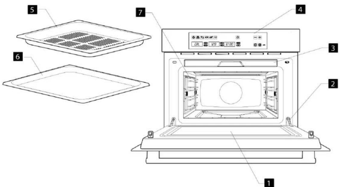 BERTAZZONI F45CONVAPX - Description of your oven - 1