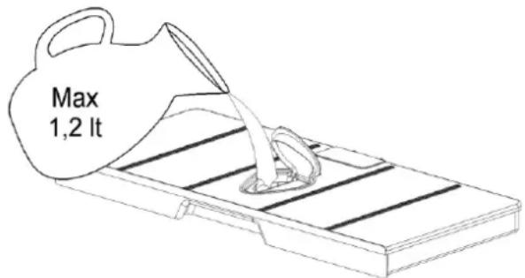 BERTAZZONI F45CONVAPX - Filling the water tank - 1