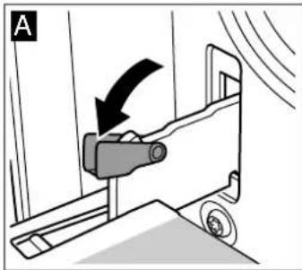 BLAUPUNKT 5HD31050 - Detaching the door - 1