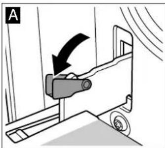BLAUPUNKT 5HC31050 - Detaching the door - 1
