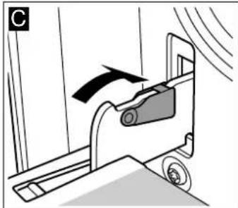 BLAUPUNKT 5HC31050 - Attaching the door - 3
