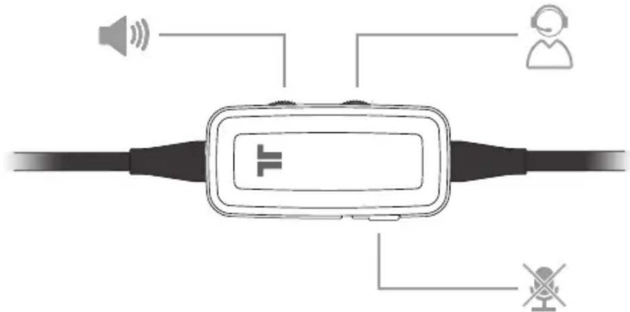 TRITTON Kunai Stereo Gaming Headset - Contrôleur filaire - 1