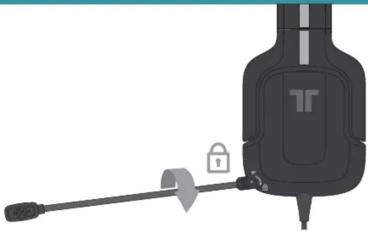 TRITTON Kunai Stereo Headset for Wii U and Nintendo 3DS - Anslutning av mikrofonen - 1
