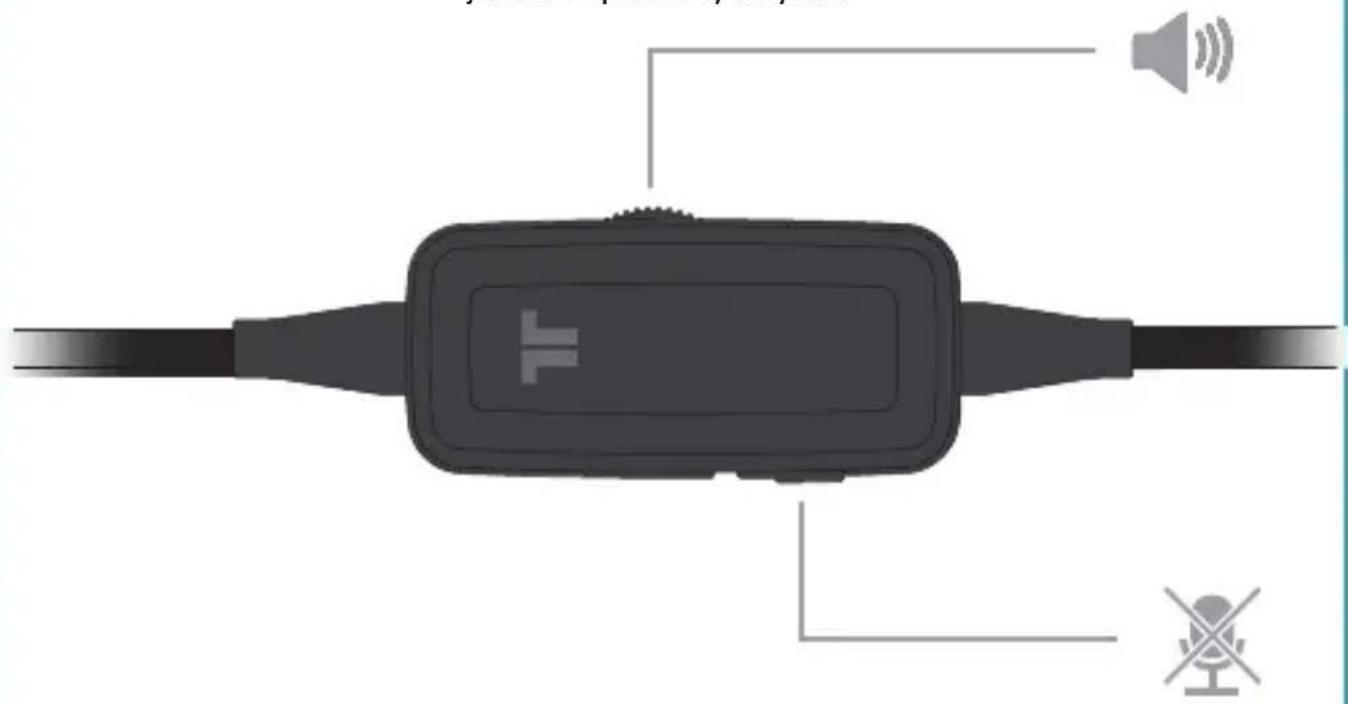 TRITTON Kunai Stereo Headset for Wii U and Nintendo 3DS - Inline kontrolenhed - 1