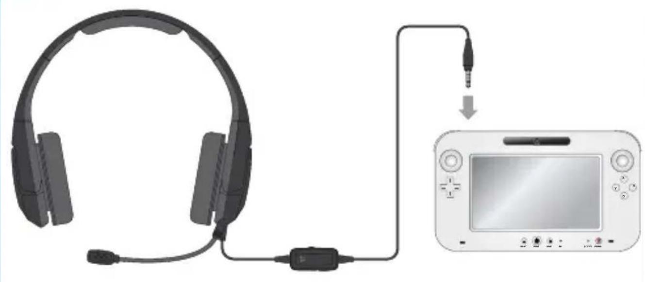 TRITTON Kunai Stereo Headset for Wii U and Nintendo 3DS - Ansluta till Wii U GamePad™ - 1
