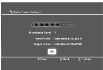 TURTLE BEACH Earforce PX3 - PS3 Chat Settings / Paramétres de Conversation de PS3/ PS3-Chat-Einstellungen - 1