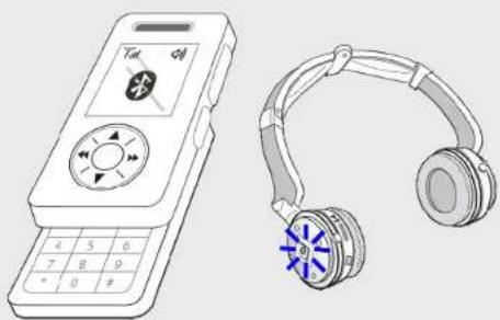 ILUV i903 - Une fois que vous téléphone mobile/lecteur audio Bluetooth a localisé cette i903/i913, conformez-vous aux instructions affichées sur son écran. - 1