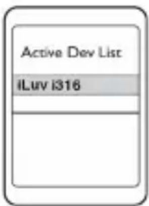 ILUV i316 - Couplage avec un téléphone mobile en utilisant la technologie sans fil Bluetooth - 1