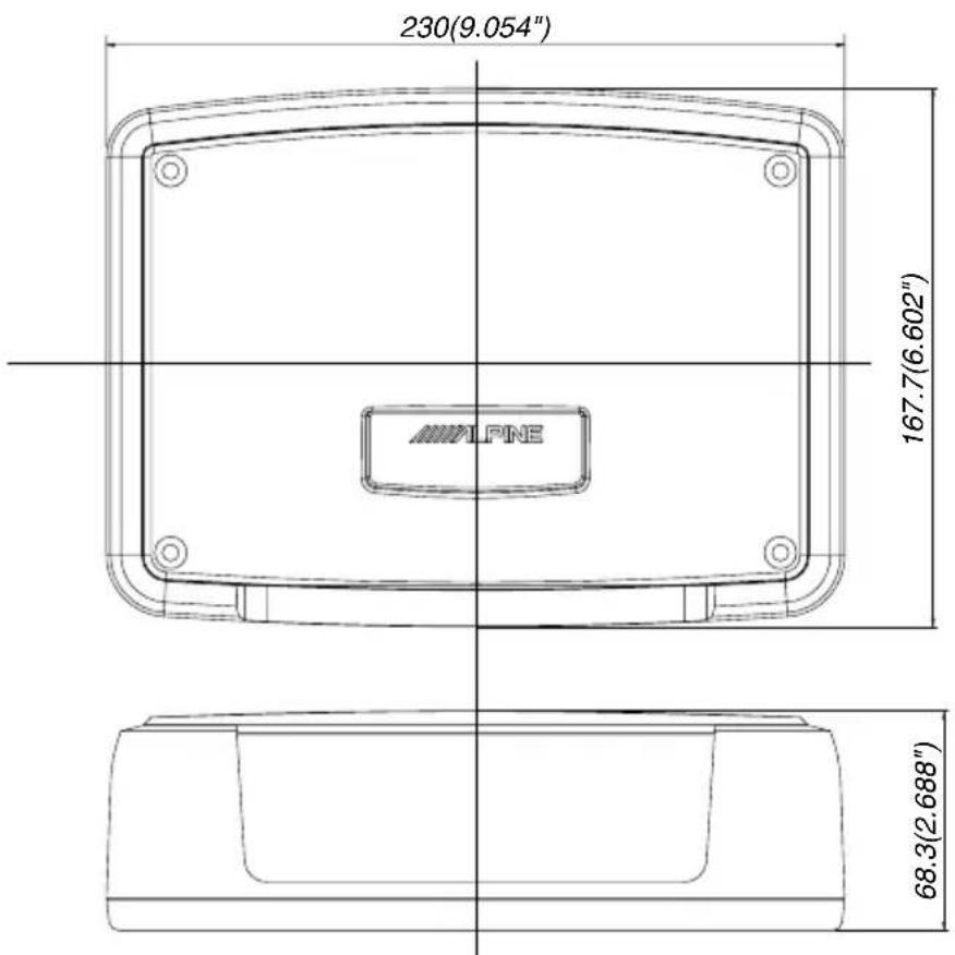 ALPINE SPXZ18T - Network dimensions/Dimensions du circuit - 1