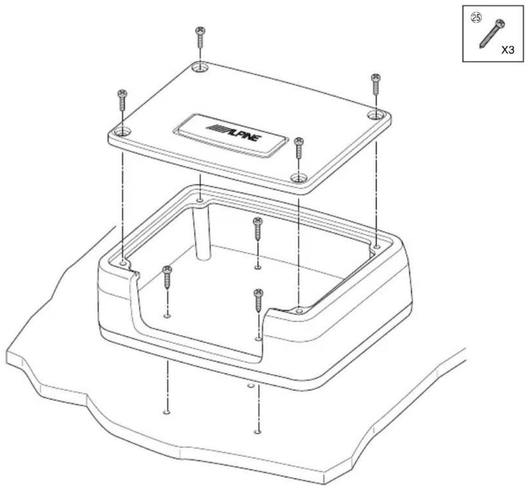 ALPINE SPXZ18T - Raccordement des fils d'enceinte - 5