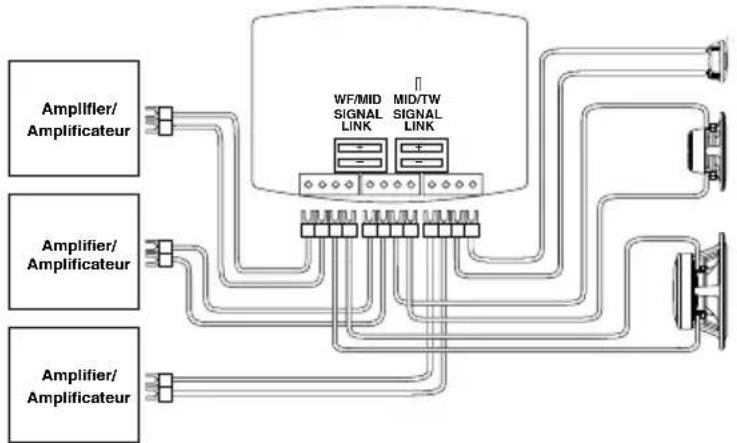 ALPINE SPXZ18T - Connection Example 3 / Exemple de connexion 3 - 1