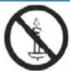 BLAUPUNKT B26C5 - Para prevenir que el fuego se propague, mantenga velas uñas llamas libres siempre alejadas de este producto. - 1