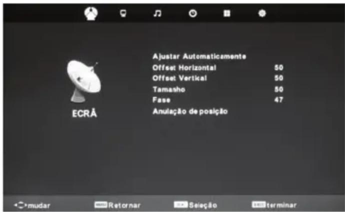BLAUPUNKT B26C5 - Configurações do monitor - 1