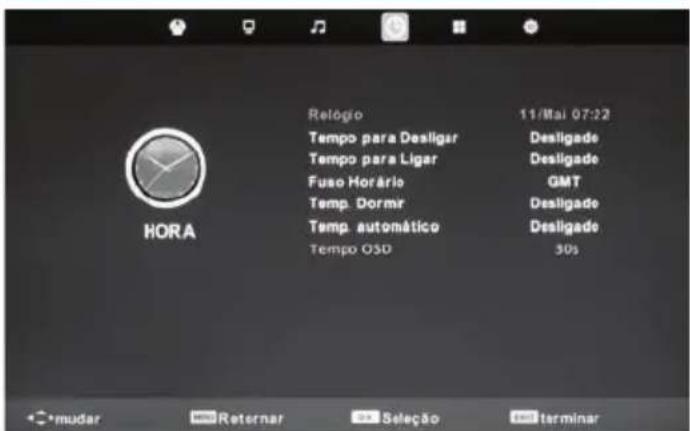 BLAUPUNKT B26C5 - Menu de som | Menu de hora - 2