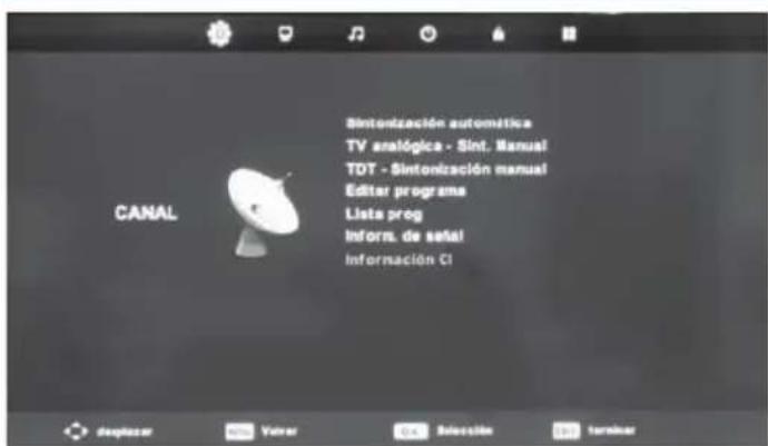 BLAUPUNKT B26C5 - Menu de canais - 1