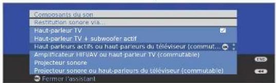 LOEWE Xelos 37 SL - Restitution du son via les haut-parleurs actifs - 3