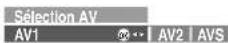 LOEWE Mimo L 20 DVB T - Appeler une chaine AV via la seLECTION AV - 3