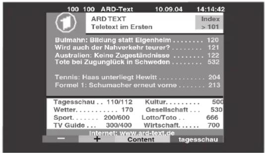 LOEWE Mimo L 20 DVB T - Mode Télexte - 1