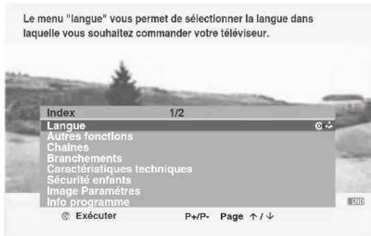 LOEWE Mimo L 20 DVB T - Appeler la table des matieres - 2