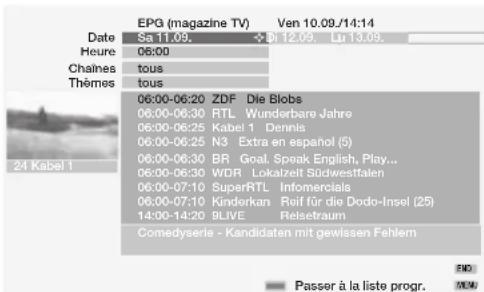 LOEWE MODUS L 42 - Utiliser I'EPG - 3