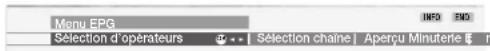 LOEWE MODUS L 42 - Menu EPG : - 2