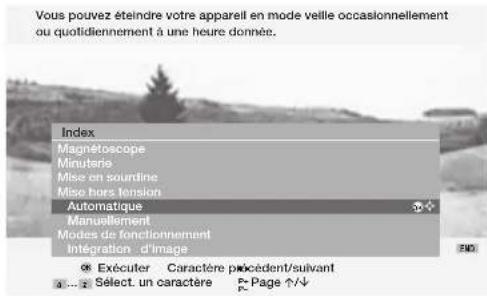 LOEWE Modus L 37 - PourCHOISIR une entree dans l'index: - 5