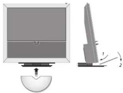 BANG & OLUFSEN Beovision 9 Full HD - Fixation du cadre de la base - 1