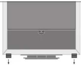 BANG & OLUFSEN Beovision 9 Full HD - Retrait des supports - 1