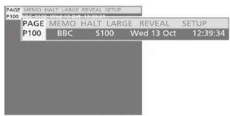 BANG & OLUFSEN Beovision 826 - Pour passer à une nouvelle page ... - 1
