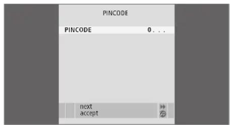 BANG & OLUFSEN Beovision 623 - Utilisation de votre code PIN - 1