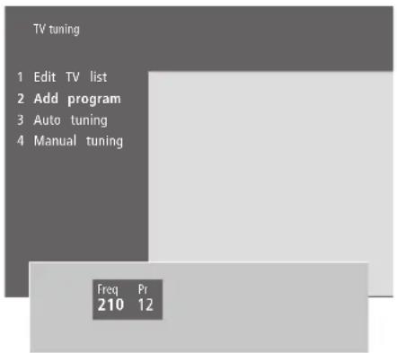 BANG & OLUFSEN Beovision 442 - Ajouter de nouvelles chaînes - 1
