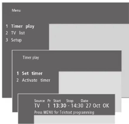 BANG & OLUFSEN Beovision 442 - Activation et veille programmées - 1