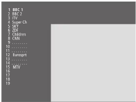 BANG & OLUFSEN Beovision 437 - Modifier le type de son ou la langue - 1