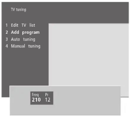BANG & OLUFSEN Beovision 437 - Ajouter de nouvelles chaînes - 1