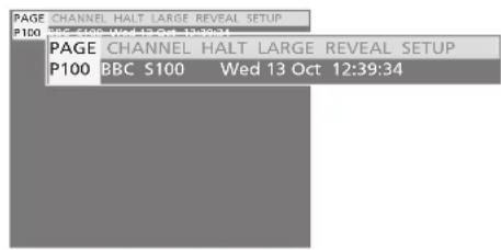 BANG & OLUFSEN Beovision 626 - Pour agrandir la page de télétexte ... - 1