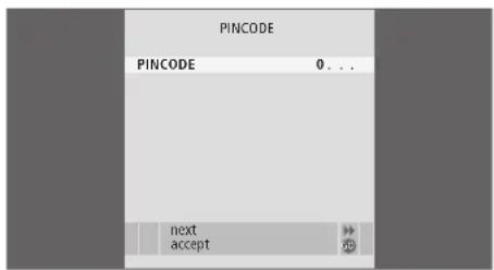 BANG & OLUFSEN Beovision 626 - Utilisation de votre code PIN - 1