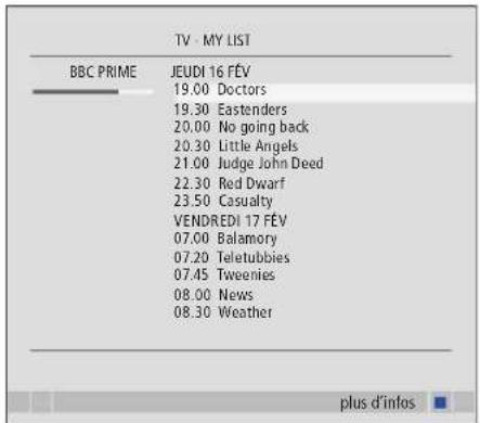 BANG & OLUFSEN DVBTS - A partir de la liste pour les 7 jours ... - 11