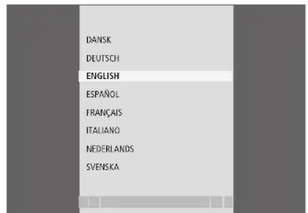 BANG & OLUFSEN DVBTS - Contenu des menus PREMIÈRE INSTALLATION ... - 1