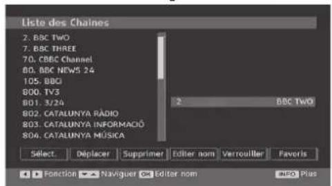 DURABASE 40DB906 - Renommer les chaînes - 1