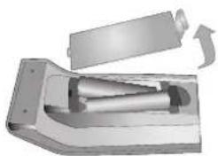 DURABASE 40DB906 - Insérer les piles dans la télécommande - 1