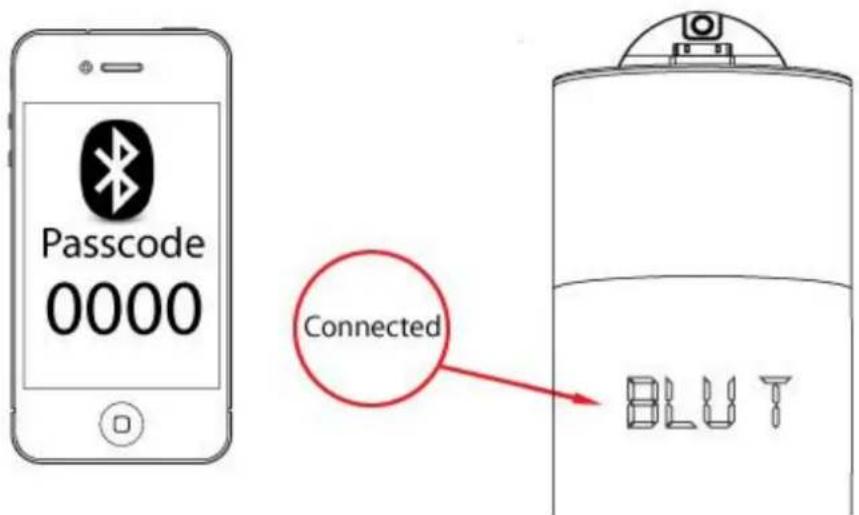 AKAI ASB220 - Une connexion Bluetooth est mise en route (PAIREN). - 1