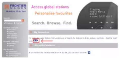 TECHNISAT DigitRadio 580 - Adding stations via the website - 3