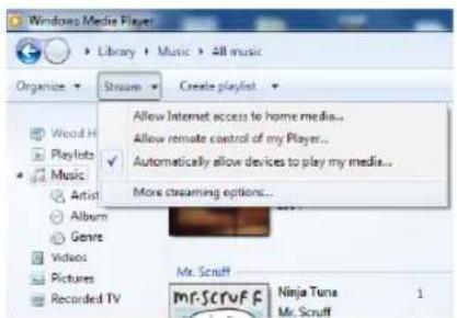 TECHNISAT DigitRadio 580 - Wspóldzielenie tresci za posrechnictwem odtwarzacza Windows Media Player - 3