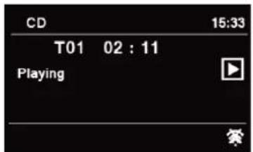TECHNISAT DigitRadio 580 - Playing CD Track - 1