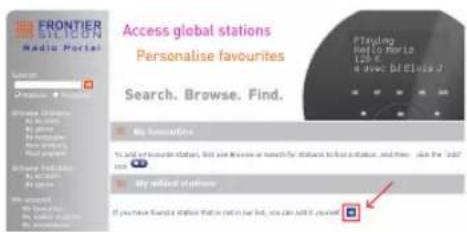 TECHNISAT DigitRadio 580 - Adding station to "My Added Stations" - 2