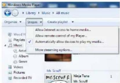 TECHNISAT DigitRadio 580 - Condivisione di file multimediali con Windows Media Player - 3
